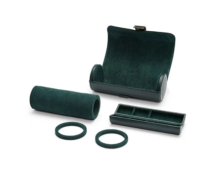 British Racing Triple Watch Roll (Green)
