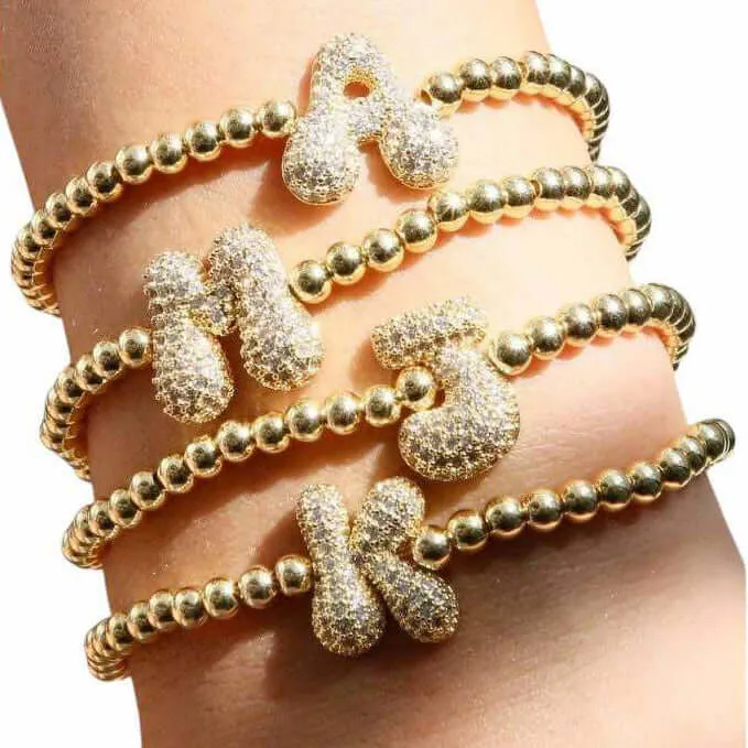 BUBBLE BLING BRACELETS (gold)