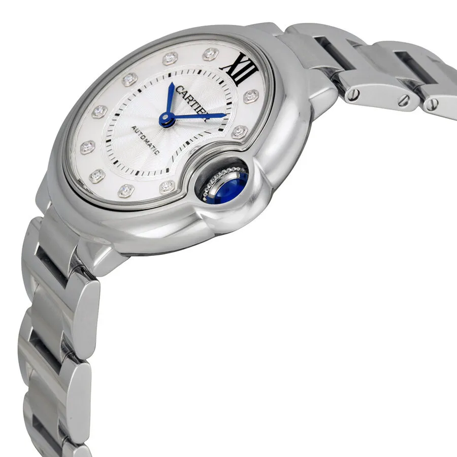 Cartier Ballon Bleu Automatic Diamond Dial Ladies Watch WE902074