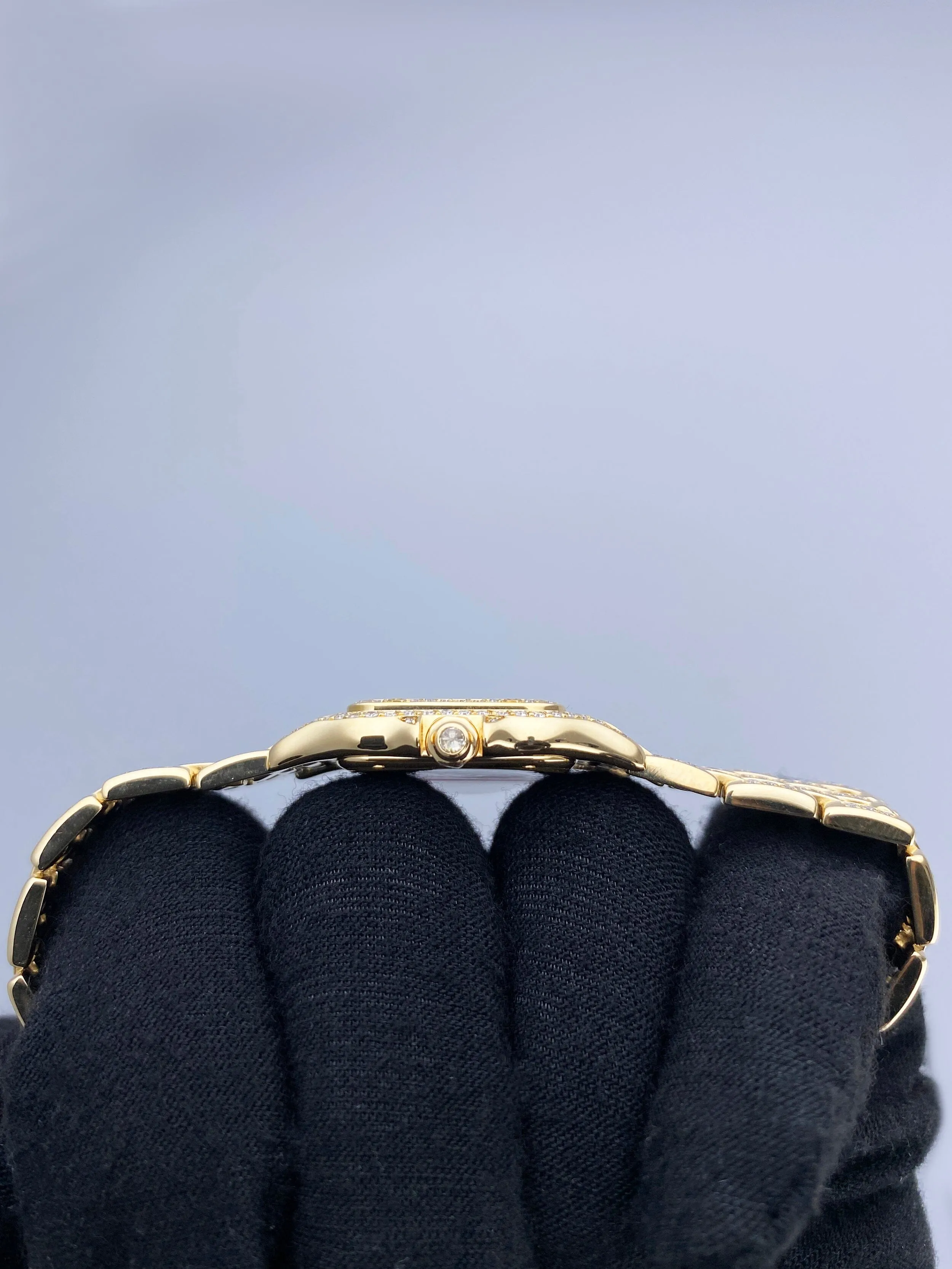 Cartier Panthere WF3072FF 18K Yellow Gold & Diamond Ladies Watch