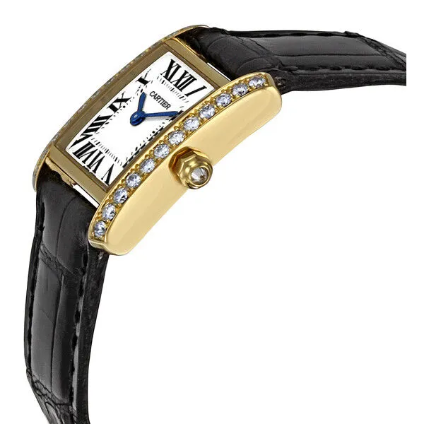 Cartier Tank Francaise 18kt Yellow Gold Diamond Ladies Watch WE100131
