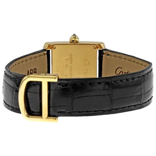 Cartier Tank Francaise 18kt Yellow Gold Diamond Ladies Watch WE100131