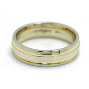 C.D. Peacock 18KT White Gold Wedding Band