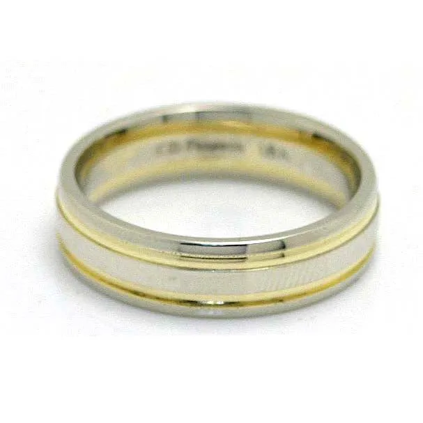 C.D. Peacock 18KT White Gold Wedding Band