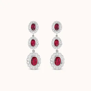 Celine Earrings Ruby