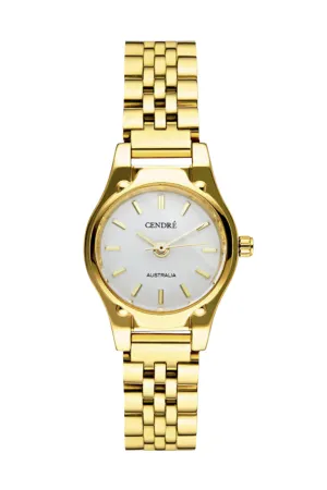 CENDRE ISOBEL WATCH - GOLD/WHITE