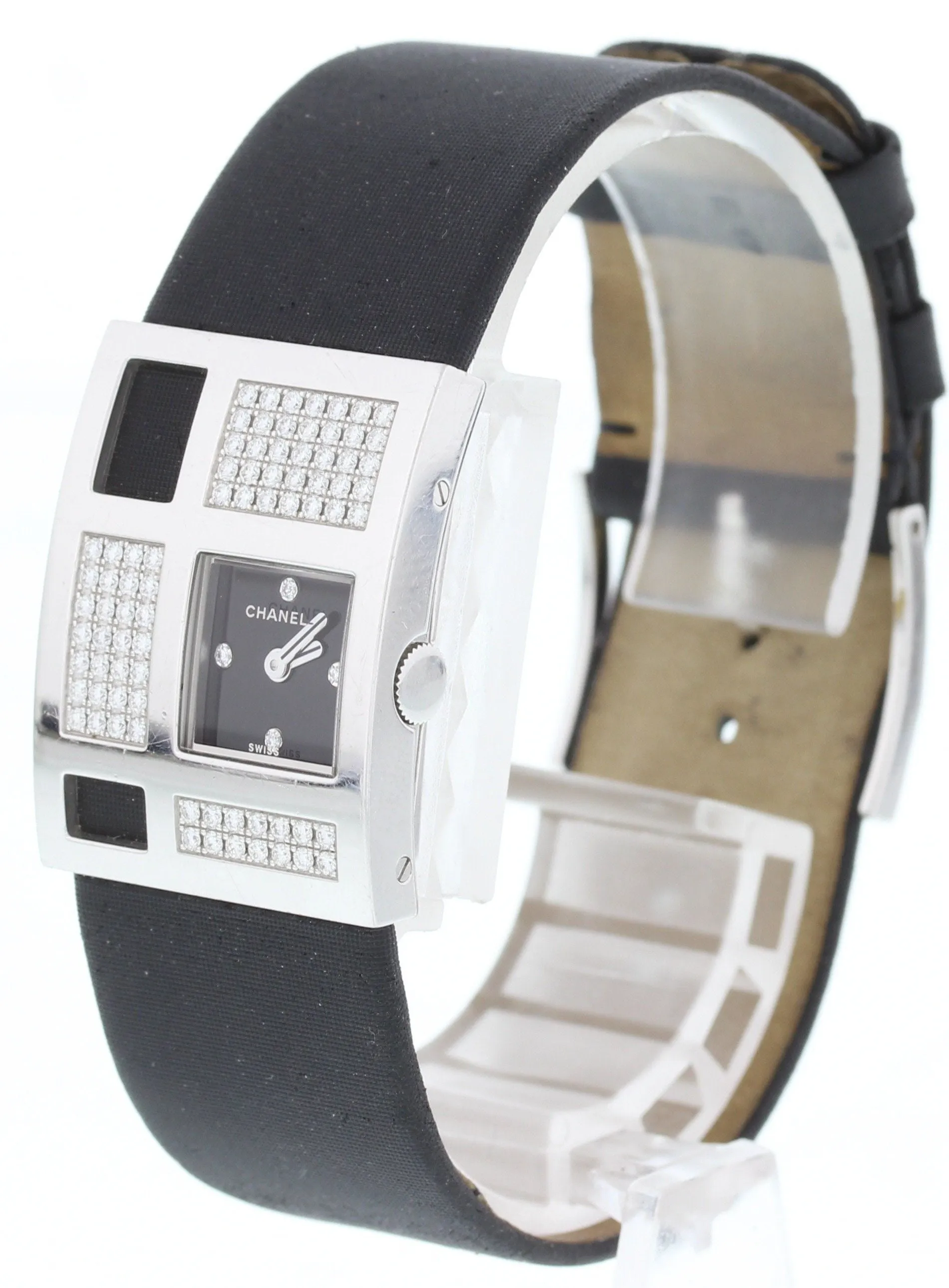 Chanel H1183 18k White Gold Ladies Watch