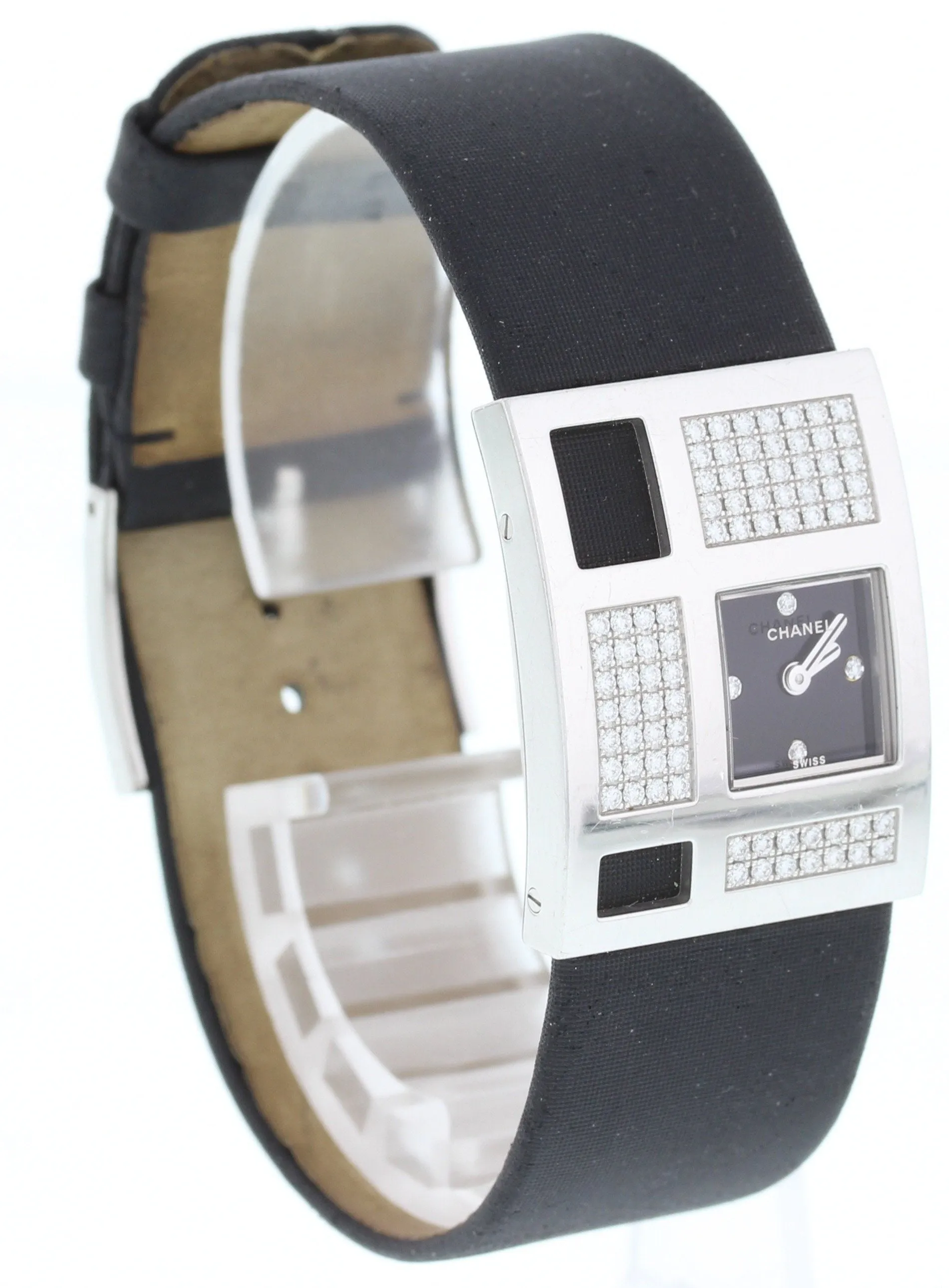 Chanel H1183 18k White Gold Ladies Watch