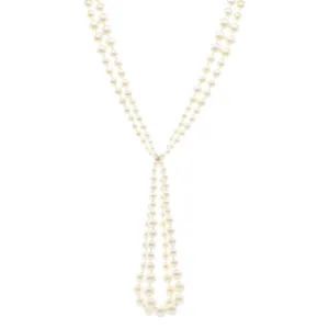 Chanel Pearl Double Strand Necklace