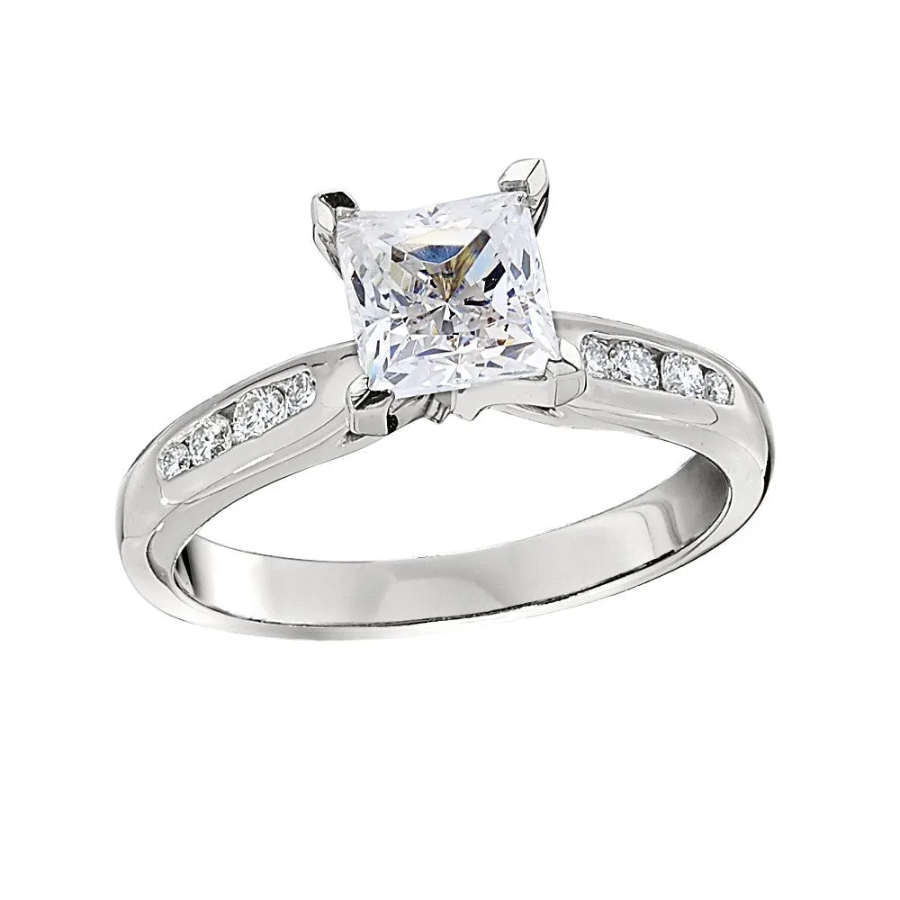 Channel Diamond Wedding Band