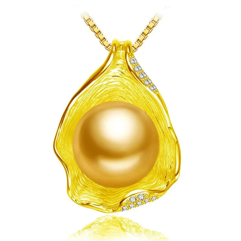 charm Shell design Pearl Jewelry,Pearl Necklace Pendant, 925 sterling silver jewelry ,fashion necklaces for women