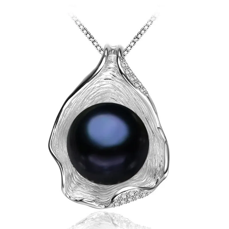 charm Shell design Pearl Jewelry,Pearl Necklace Pendant, 925 sterling silver jewelry ,fashion necklaces for women