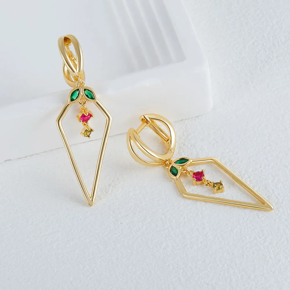 Cherry Charm Drop Earrings