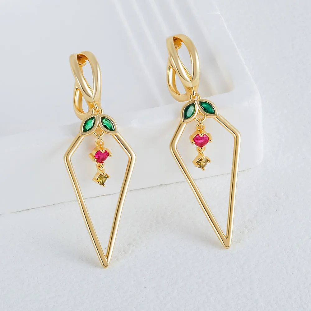 Cherry Charm Drop Earrings