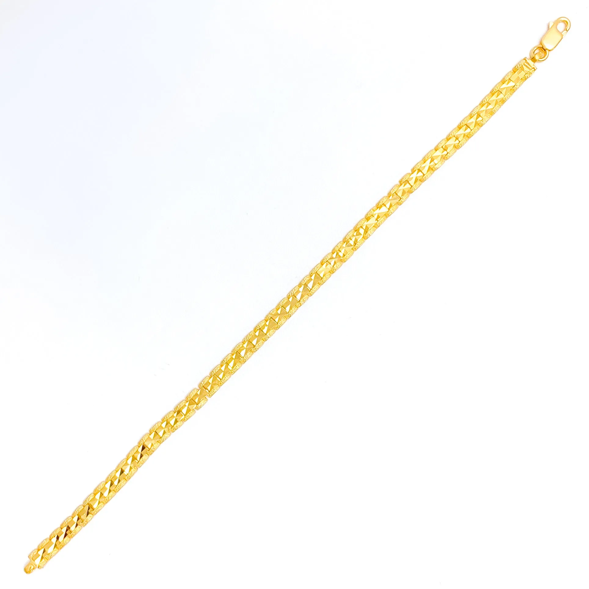 Chic Radiant 22k Gold Bracelet