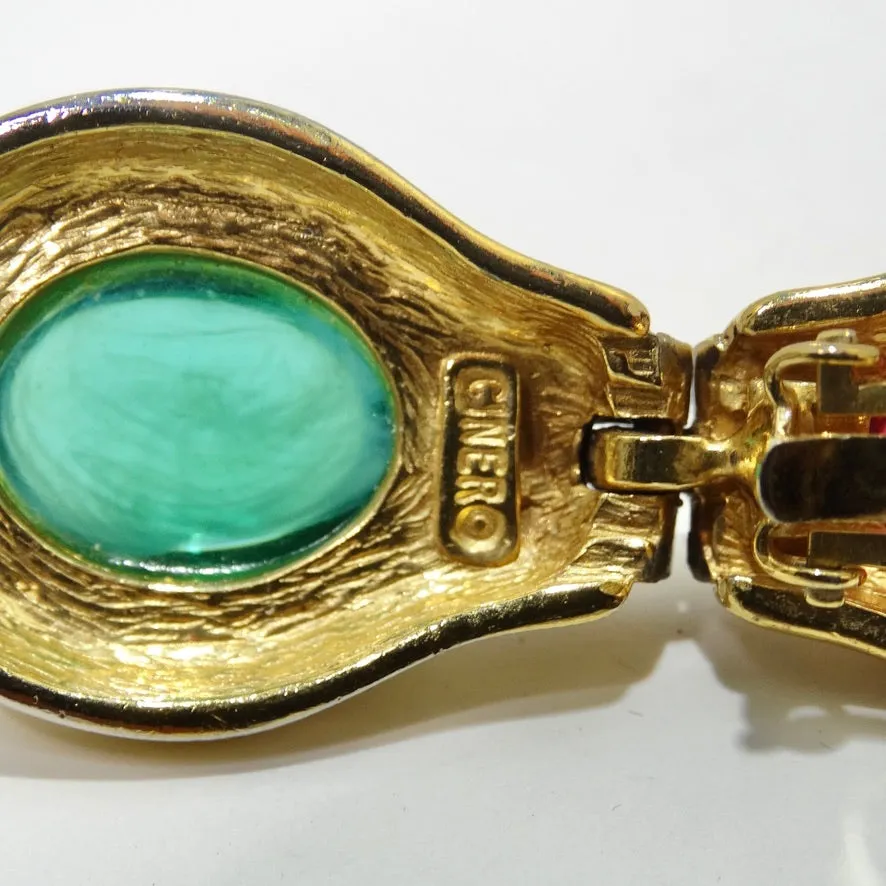 Ciner 1980s Gold Plated Earrings
