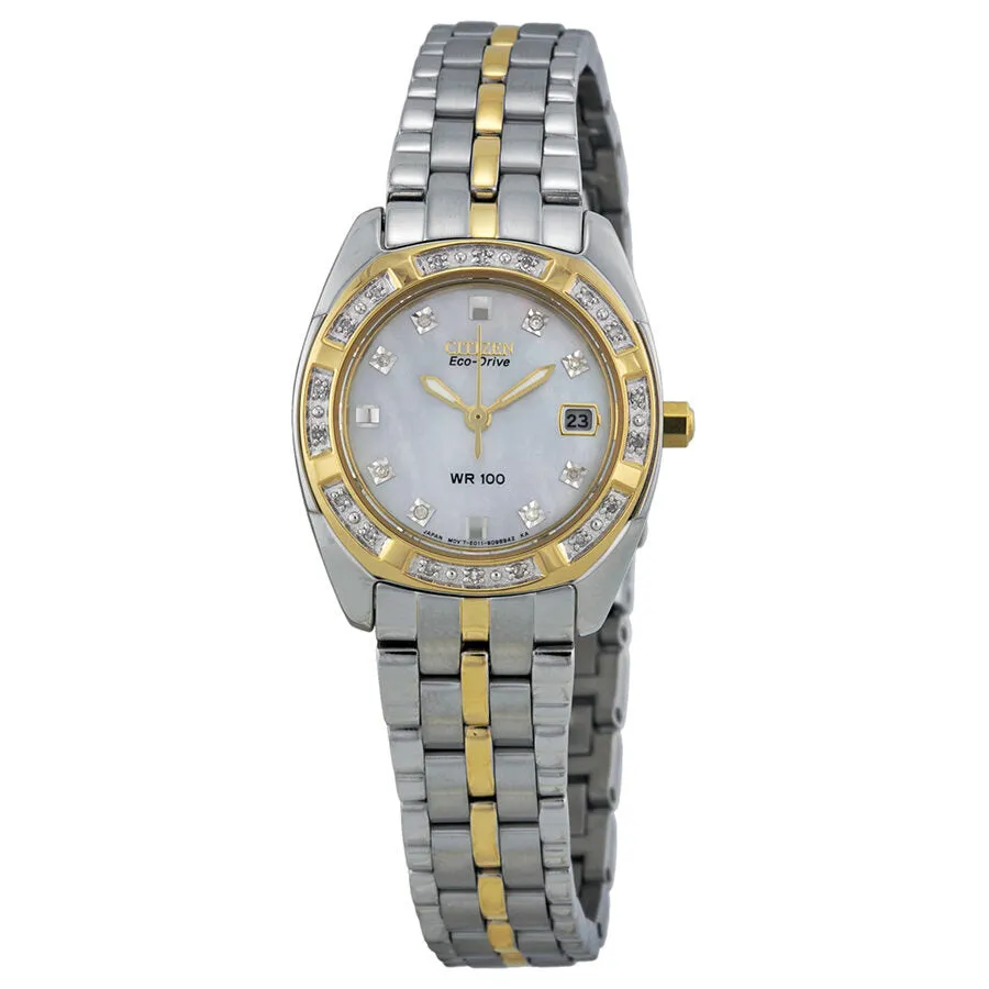 Citizen Paladion Mother of Pearl Dial Ladies Watch EW1594-55D