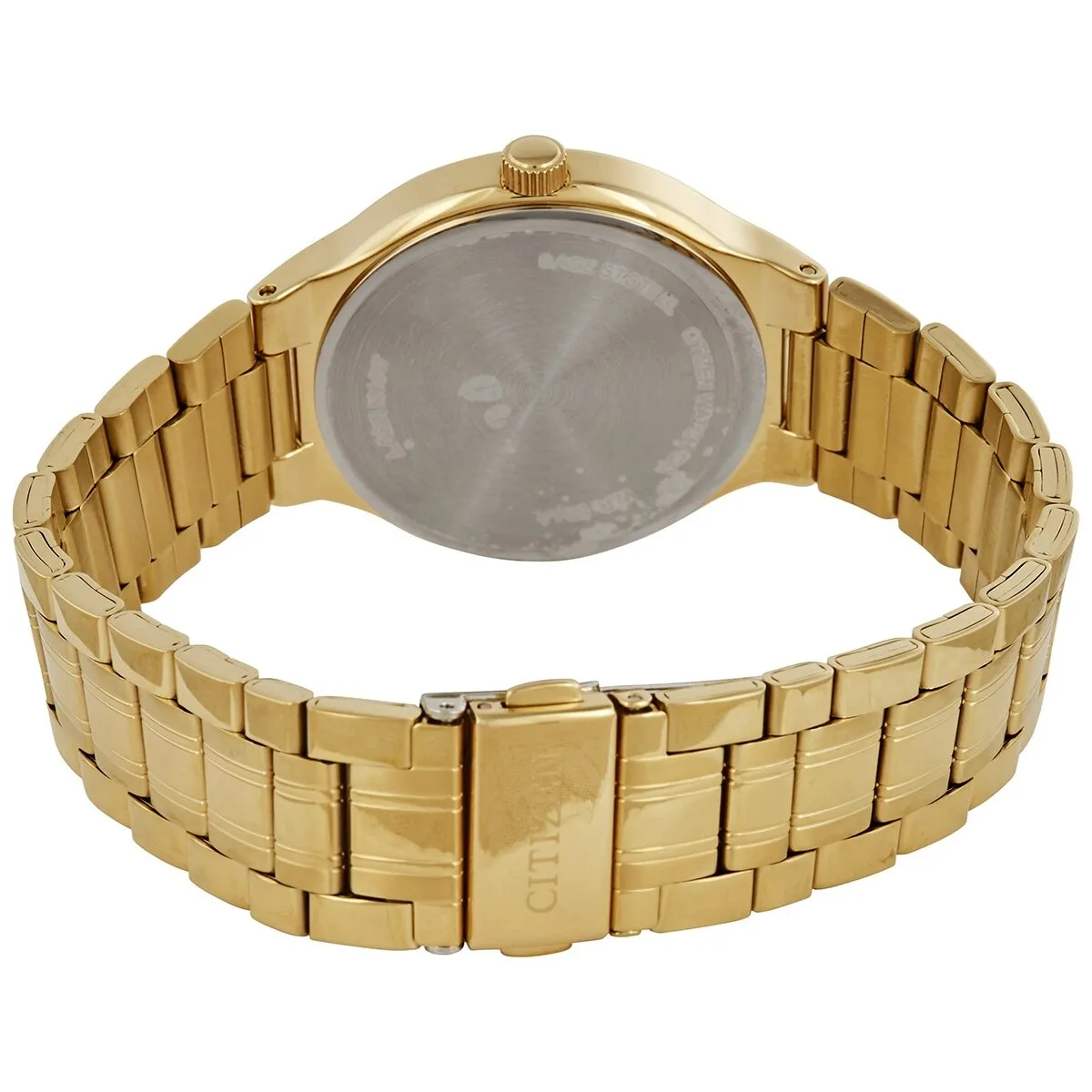 Citizen Quartz Black Dial Yellow Gold-tone Men's Watch BI5022-50E