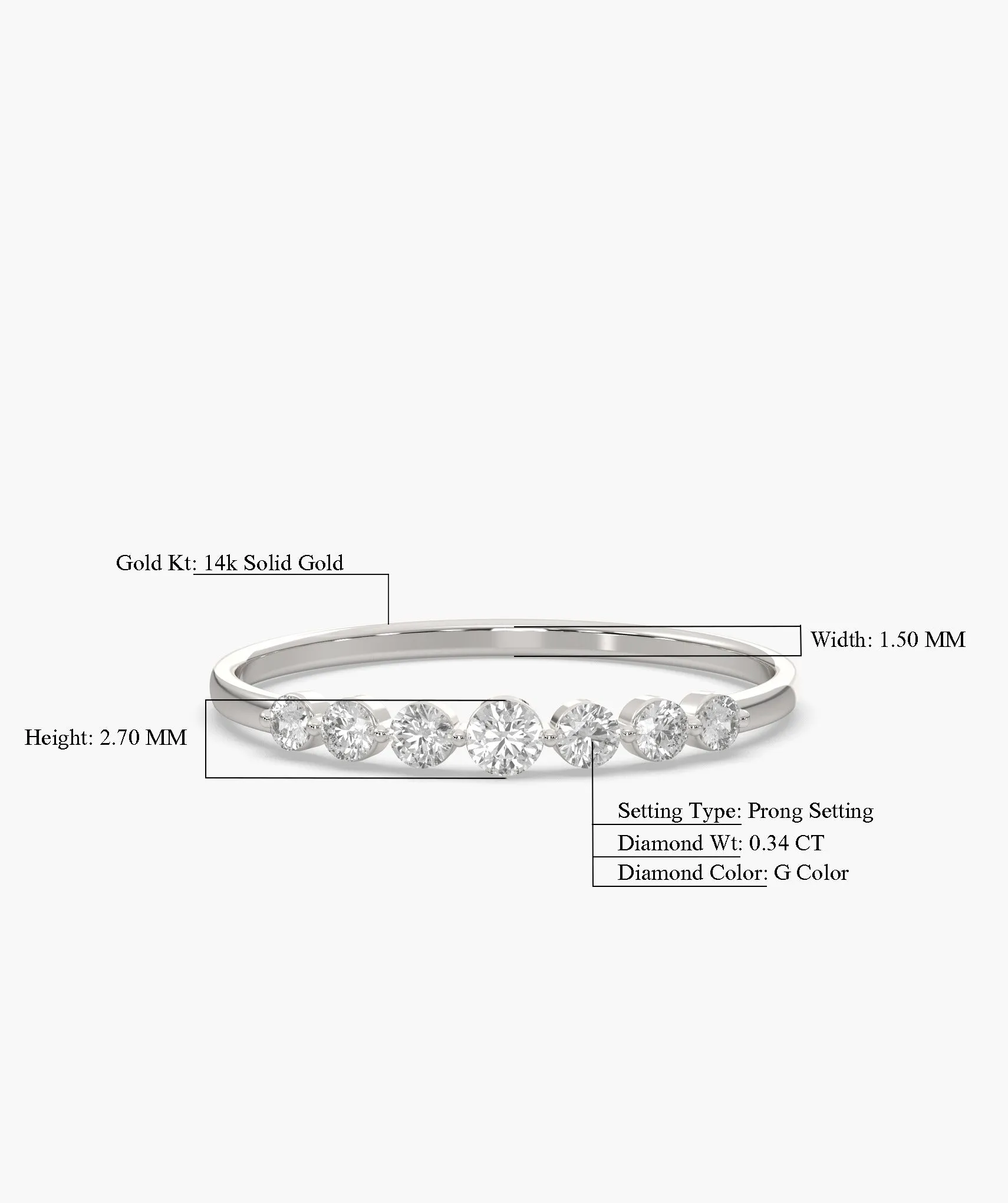 Classic Diamond Band Ring