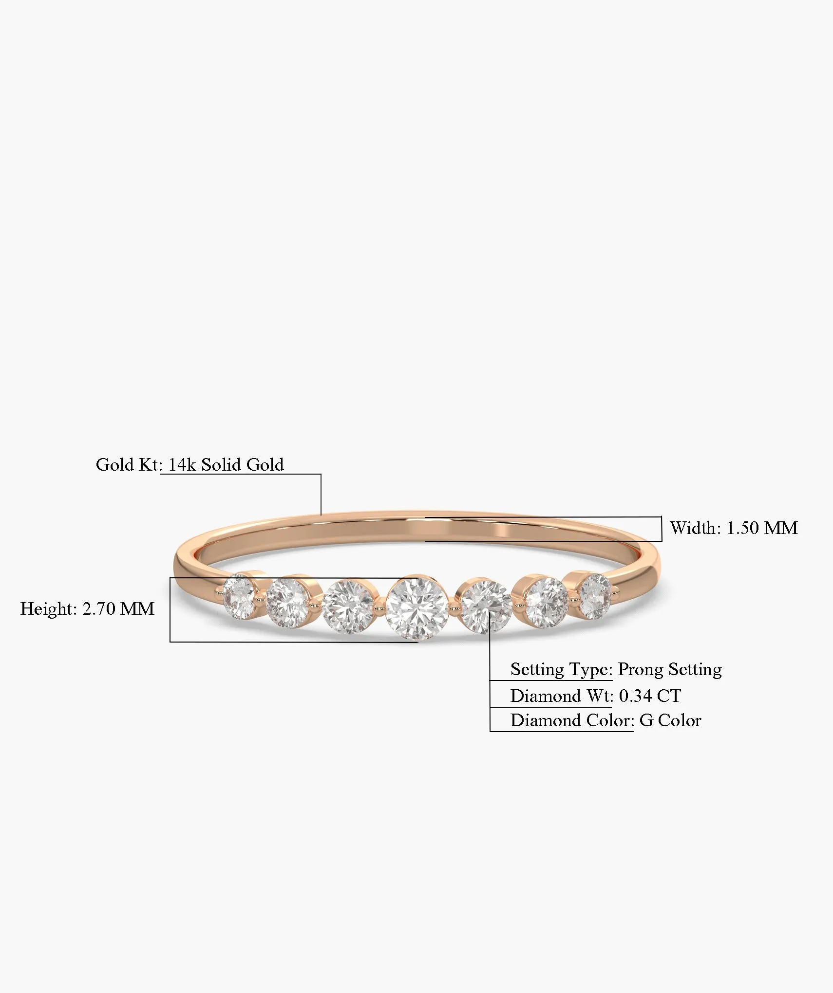 Classic Diamond Band Ring