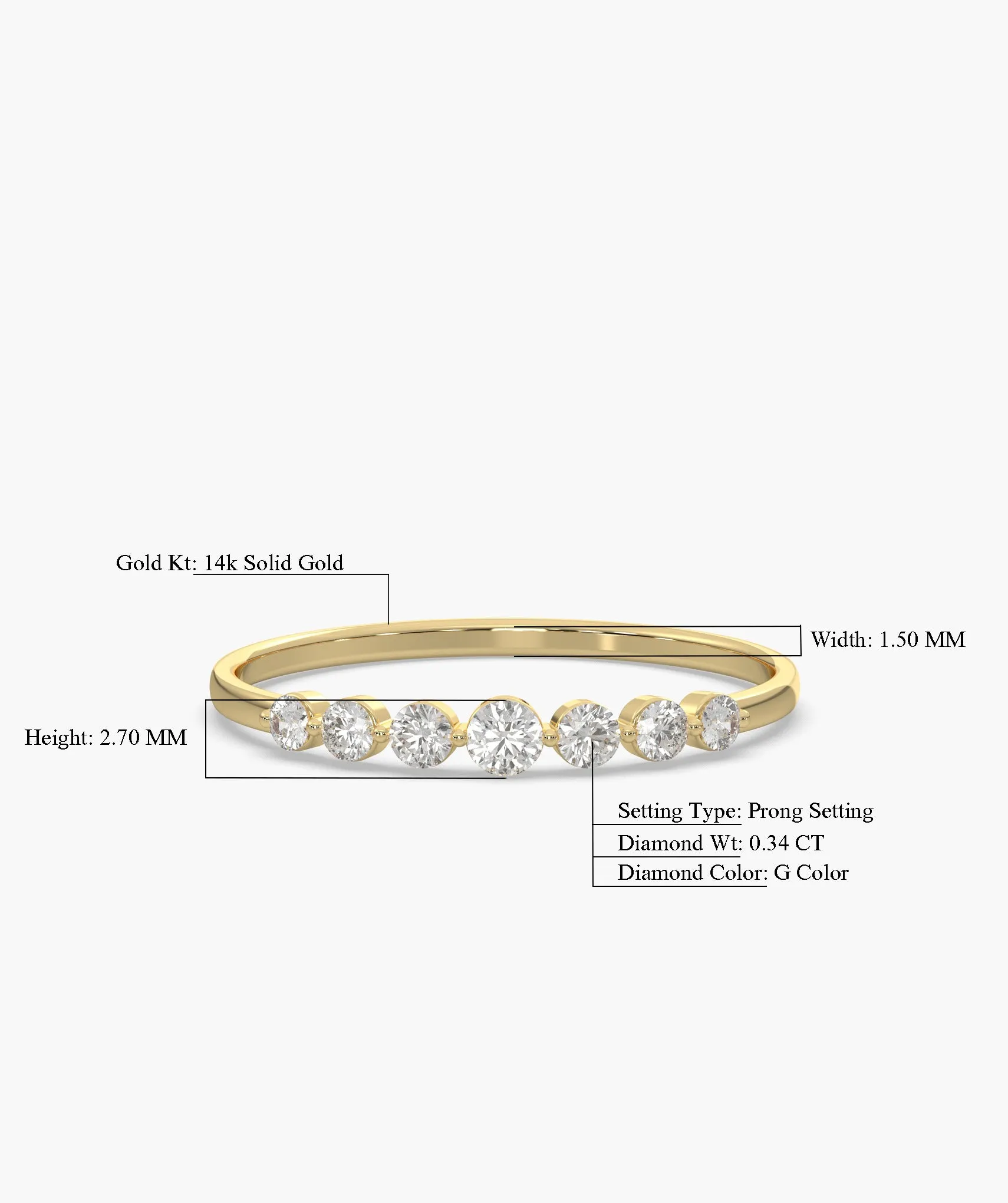 Classic Diamond Band Ring