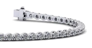 Classic Link Lab-Grown Diamond Tennis Bracelet with 3.96 ct.(finished) 2.8mm