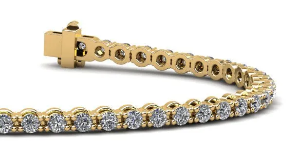 Classic Link Lab-Grown Diamond Tennis Bracelet with 3.96 ct.(finished) 2.8mm