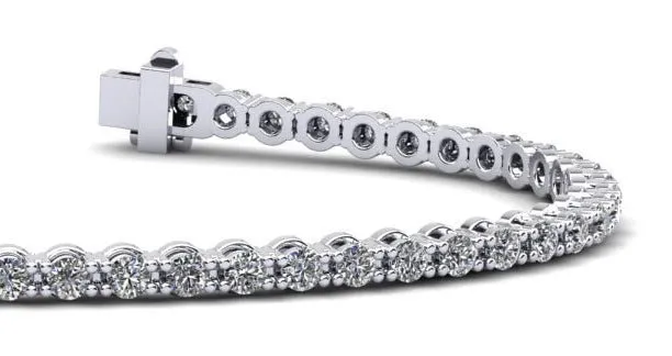 Classic Link Lab-Grown Diamond Tennis Bracelet with 3.96 ct.(finished) 2.8mm