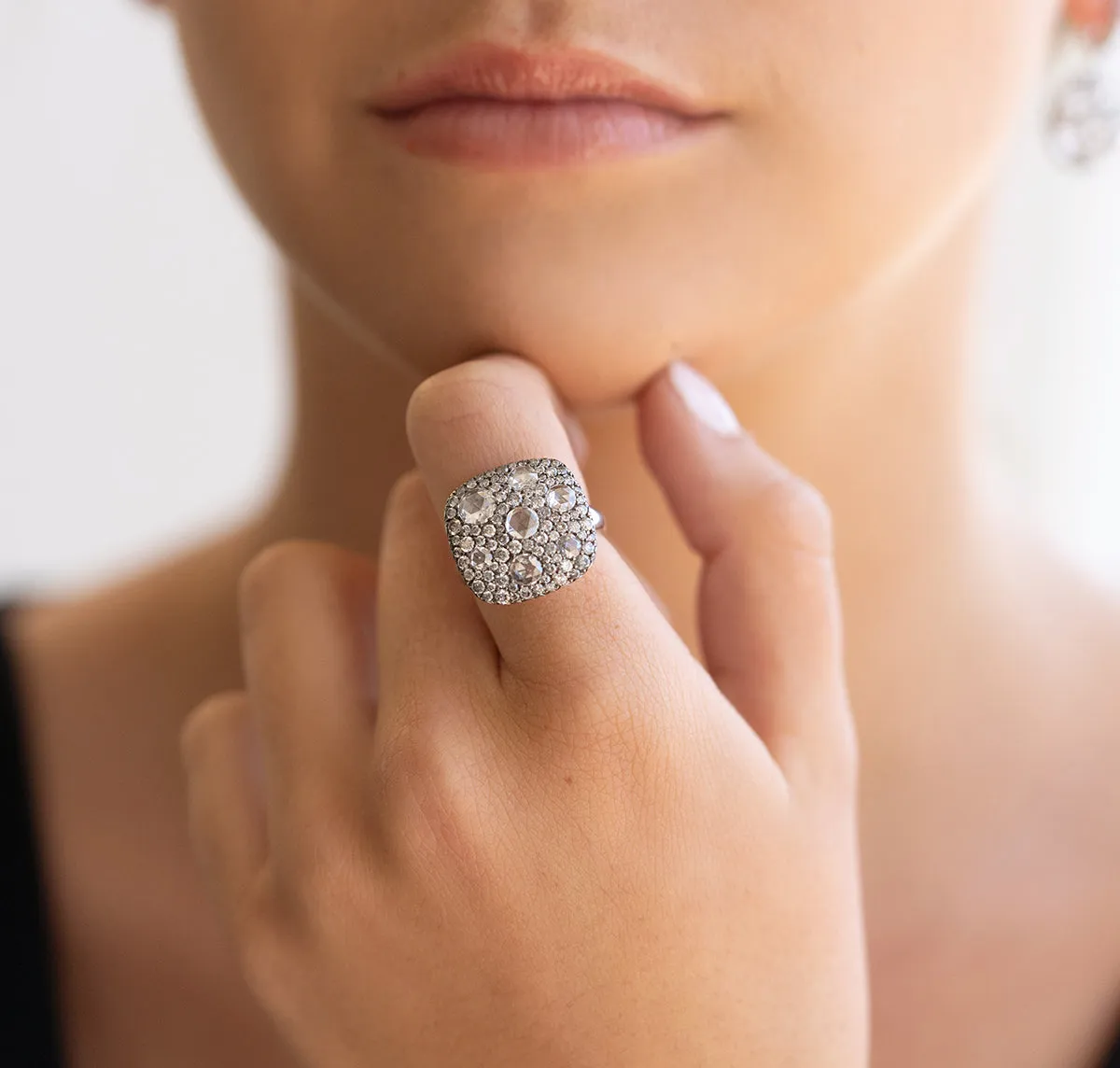 Cluster Diamond Ring