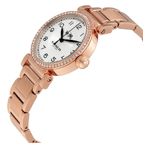 Coach Madison Rose Gold Stainless Steel White Dial Quartz Watch for Ladies - 14502398