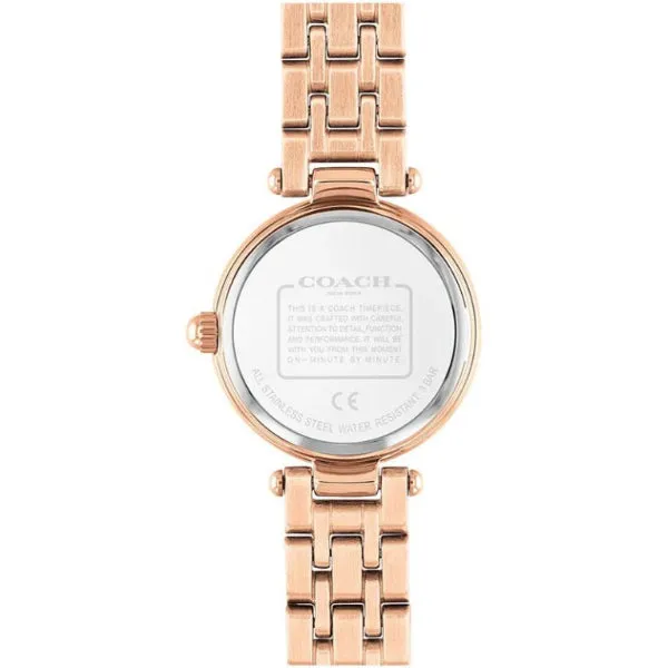 Coach Park Rose Gold Stainless Steel Silver Dial Quartz Watch for Ladies - 14503735