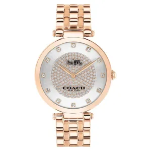Coach Park Rose Gold Stainless Steel Silver Dial Quartz Watch for Ladies - 14503735