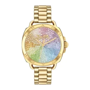 Coach Tatum Gold Stainless Steel Multi Color Dial Quartz Watch for Ladies - 14504167