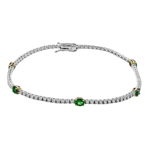Color Bracelet in 18k Gold with Diamonds