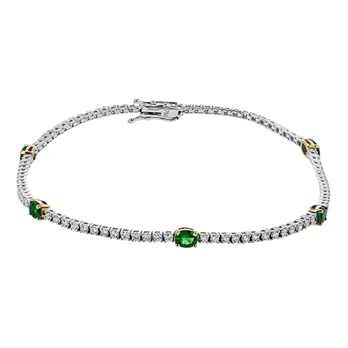 Color Bracelet in 18k Gold with Diamonds