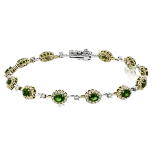 Color Bracelet in 18k Gold with Diamonds