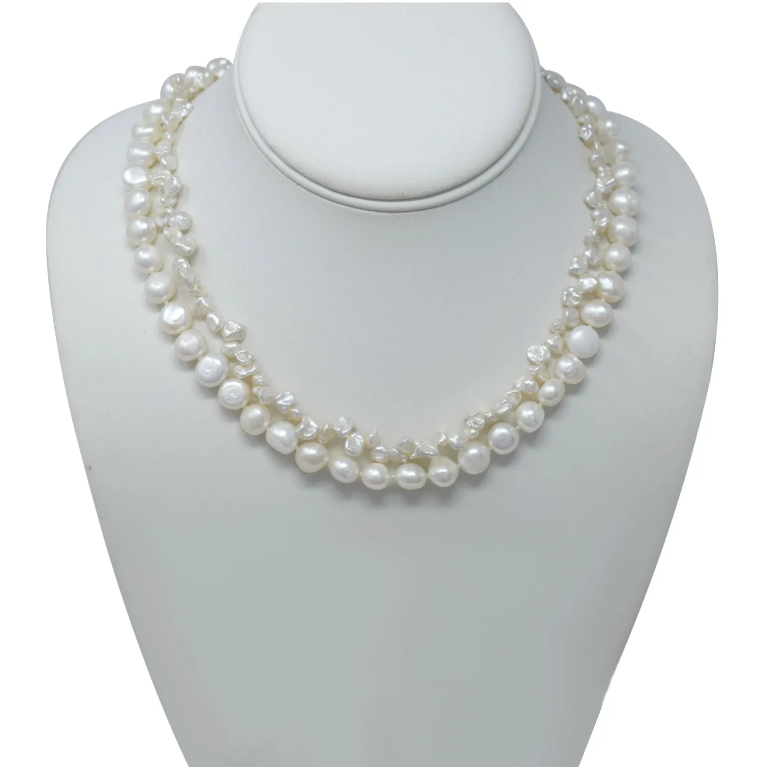 Contemporary Baroque ~ Double Strand Necklace