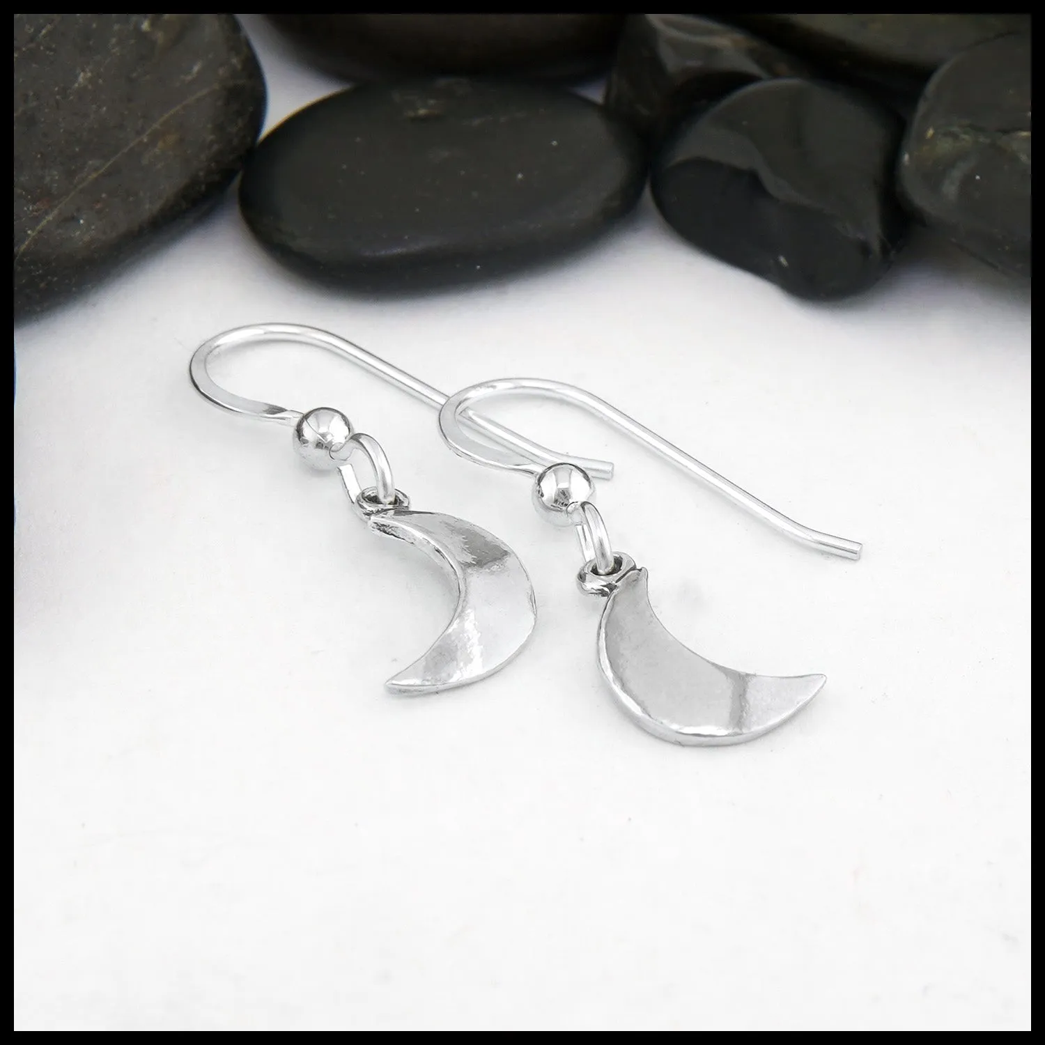 Crescent moon Drop Earrings