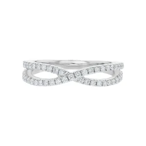 Crossover Diamond Ring