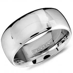 Crown Ring White Cobalt Wedding Band