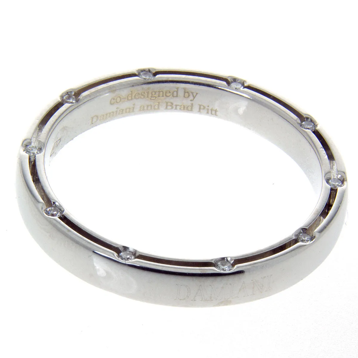 Damiani D.side Diamond Wedding Band
