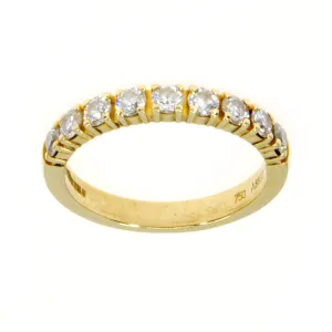 De Beers DB Classic Half Eternity Band