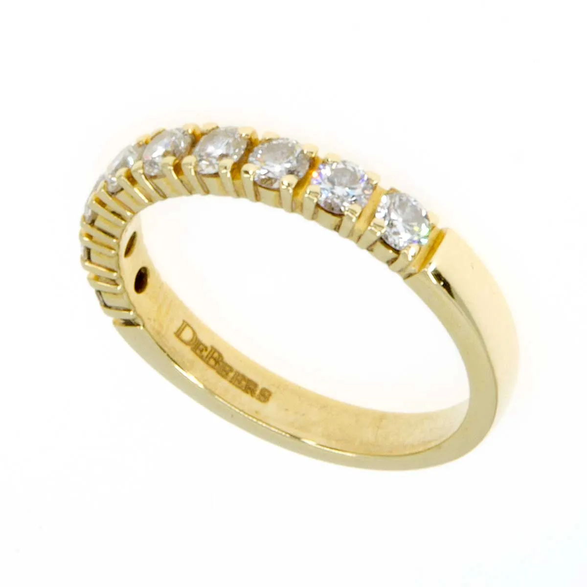 De Beers DB Classic Half Eternity Band