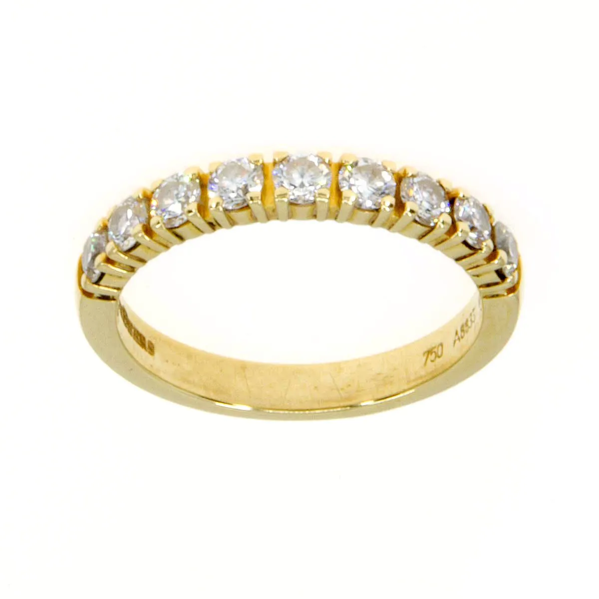 De Beers DB Classic Half Eternity Band