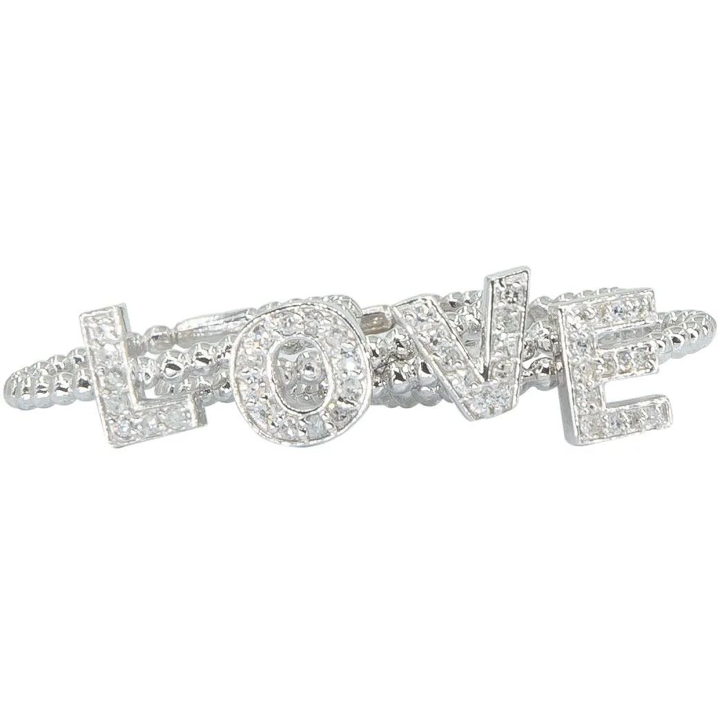 Diamond Initial Rings | 14K Gold | Stackable Diamond Letter Rings