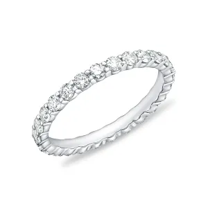 Diamond Petite Prong 26 Stone Band 1.01 total Carat Weight