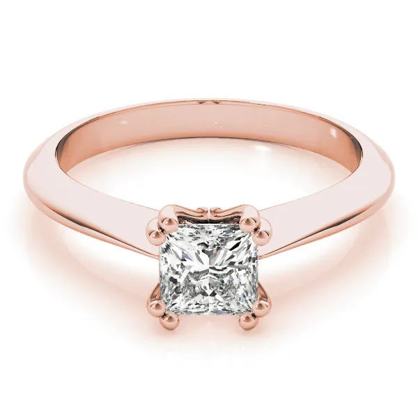 Double Prong Princess Cut Engagement Ring - TN84958