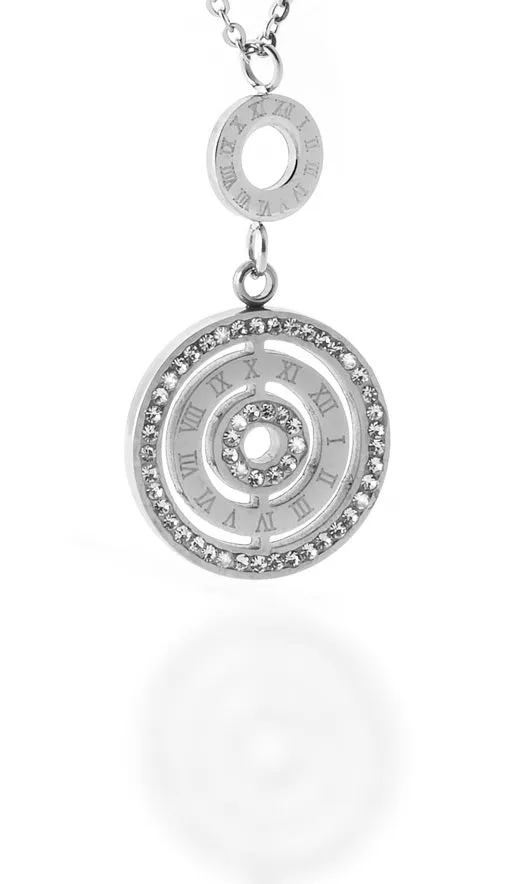 Double Rings Gold Pendant Necklace – Maestro Hennessy ®