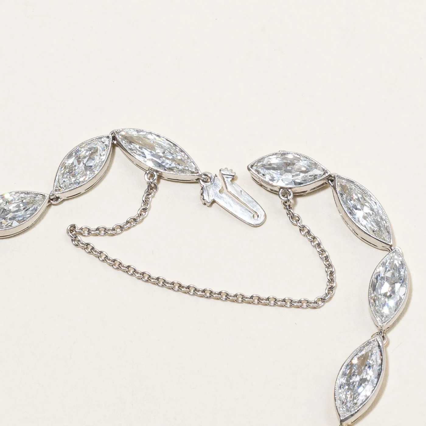 Edwardian Era Diamond Bracelet | 9.41ctw | 7" |