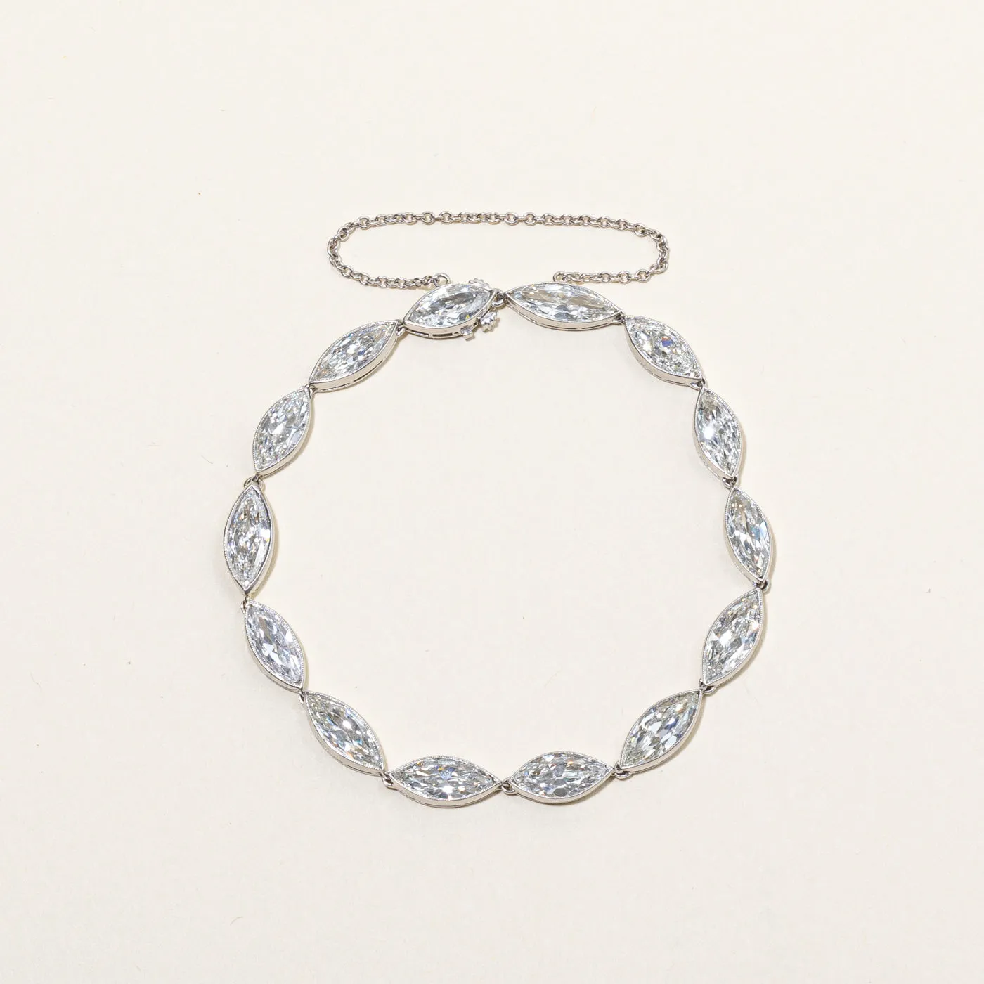 Edwardian Era Diamond Bracelet | 9.41ctw | 7" |